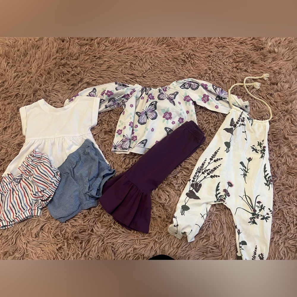 9-12 month lot of girl clothes